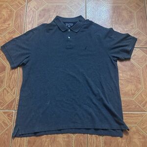 Nautica True Deck Men’s Dark Gray Polo Shirt Short Sleeve Size XXL